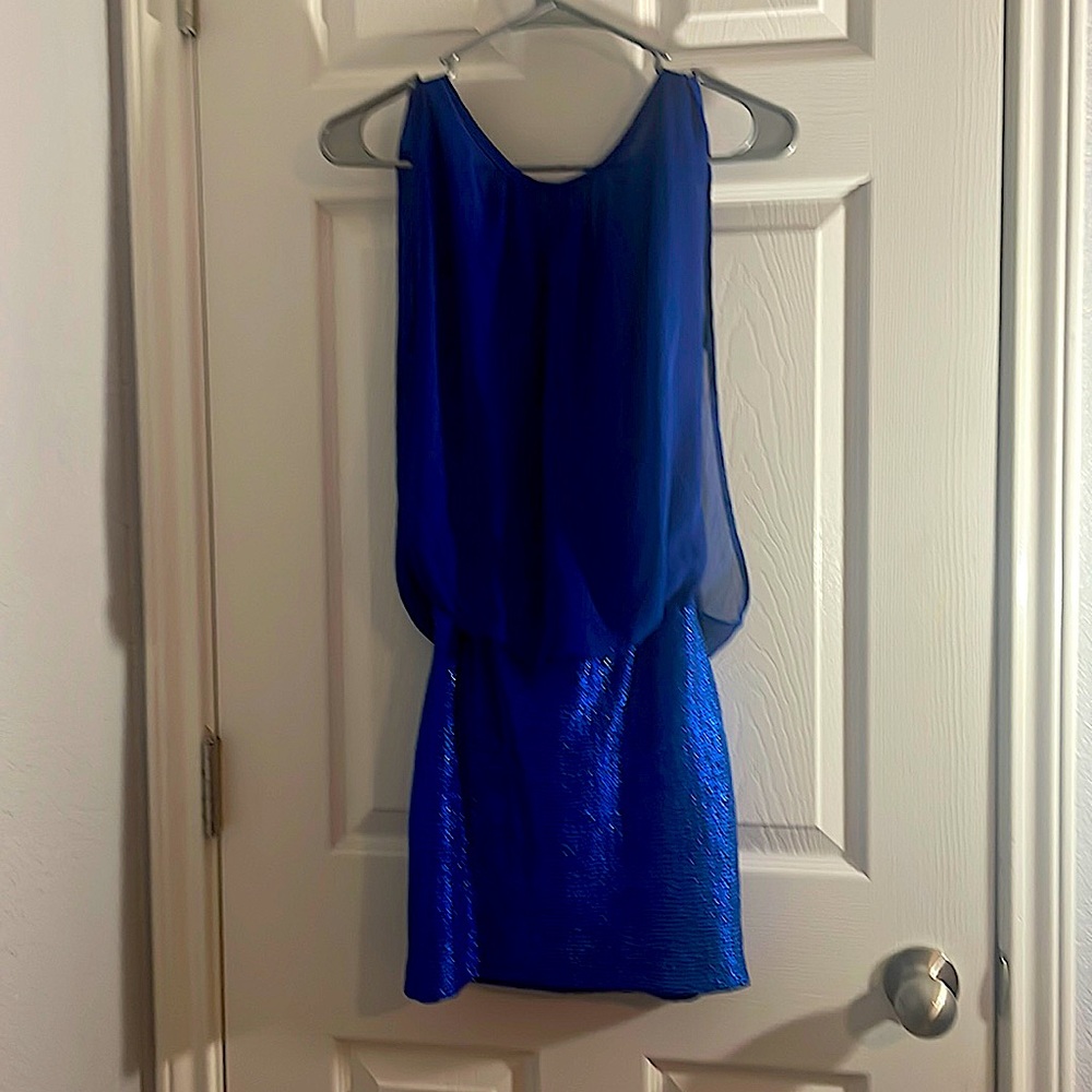 Blue dress